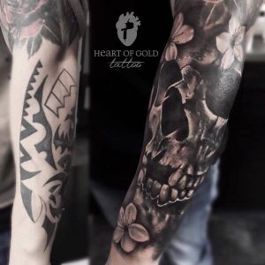 Cover-up Tattoo - Heart of Gold